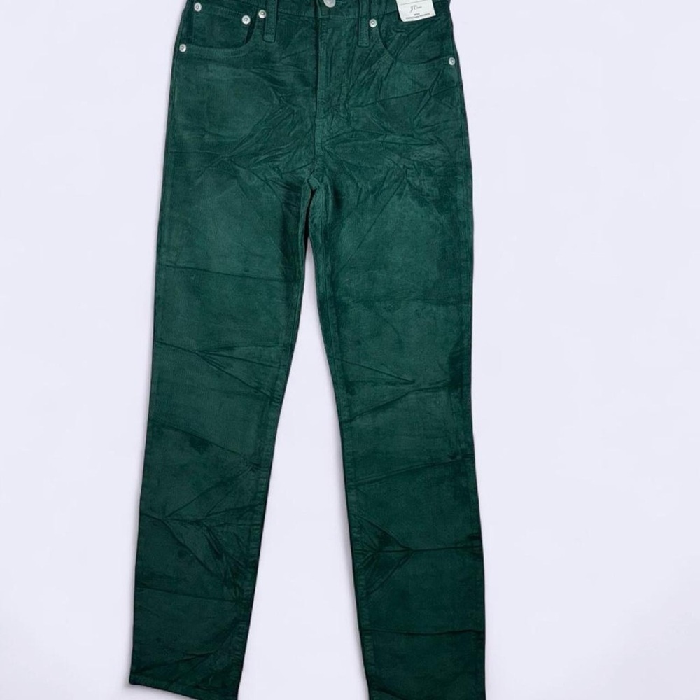 J. Crew Women's Dark Green Straight Leg Pants
